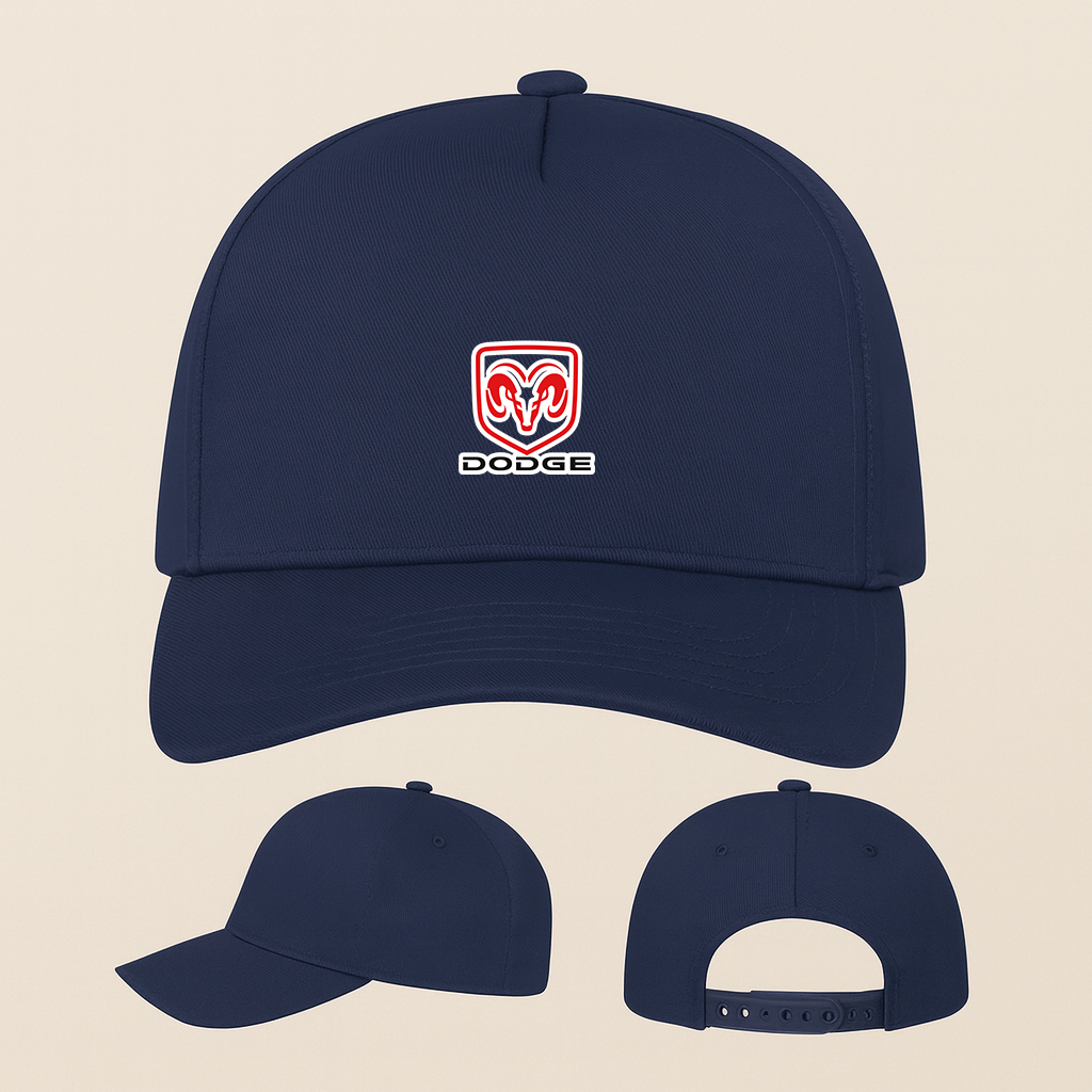 Dodge Car Five Panel Twill Snapback Cap